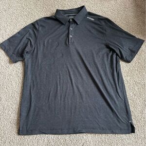 Hi-Tec Men’s Large Gray Dri-Tec Short Sleeve Polo Shirt
